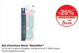 Monoprix Noris Staedtler offre