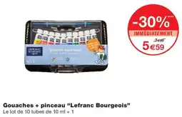 Monoprix Lefranc Bourgeois Gouaches offre