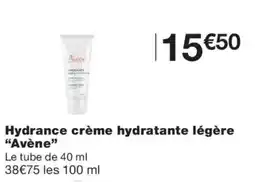 Monoprix Avène Hydrance crème hydratante légère offre