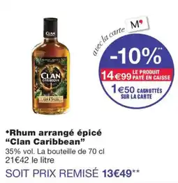 Monoprix Clan Caribbean offre