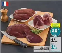 Hyper U ABAT DE PORC offre
