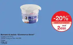 Monoprix MONOPRIX Burrata con Latte di Bufala offre
