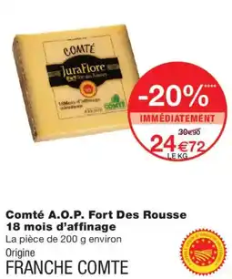 Monoprix JuraFlore Comté offre