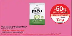 Monoprix méo Café moulu L'Original offre