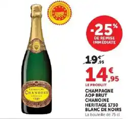 Hyper U Chanoine Champagne offre