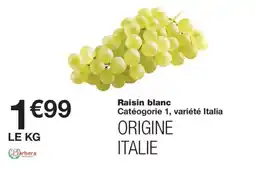 Monoprix Barbera Raisin blanc offre