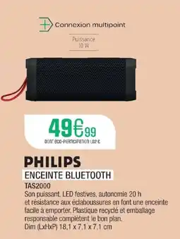 Extra PHILIPS ENCEINTE BLUETOOTH offre