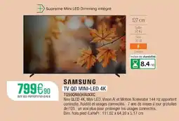 Extra SAMSUNG TV QD MINI-LED 4K offre