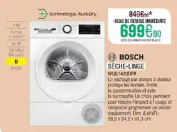 Extra BOSCH SÈCHE-LINGE offre