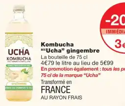 Monoprix UCHA KOMBUCHA offre
