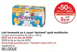 Monoprix Actimel Lait fermenté offre