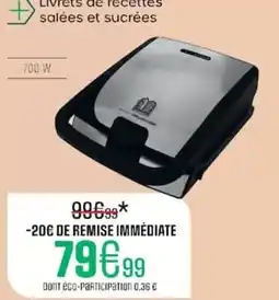 Extra COLONA Sandwich maker offre