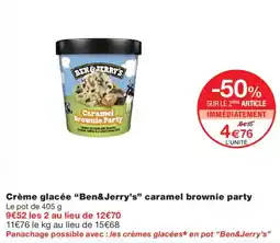 Monoprix Ben&Jerry's Crème glacée offre