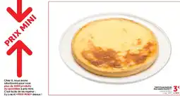 Hyper U Tarte Flan Nature offre