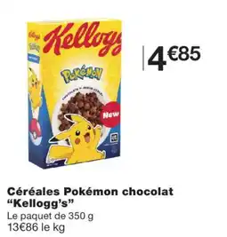 Monoprix Kellogg's Céréales Pokémon chocolat offre