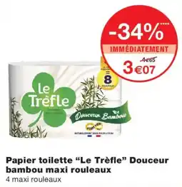 Monoprix Le Trèfle Papier toilette offre