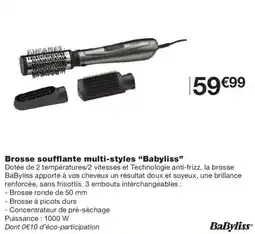 Monoprix BaByliss Brosse soufflante multi-styles offre