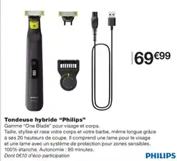 Monoprix Philips Tondeuse hybride offre