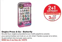 Monoprix Crazy Chic Press & Go Nails Butterfly offre