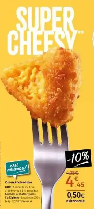 Thiriet Crousti'cheddar offre
