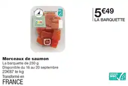 Monoprix Morceaux de saumon offre