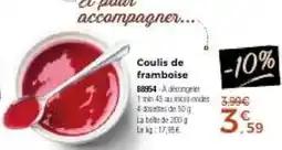 Thiriet Coulis de framboise offre