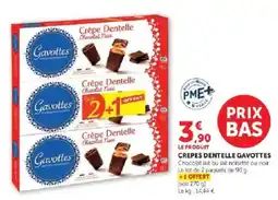 Hyper U Gavottes Crêpe Dentelle offre