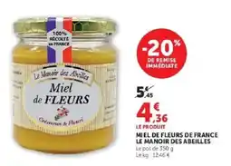 Hyper U Le Manoir des Abeilles Miel de FLEURS offre