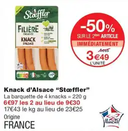 Monoprix Stoeffler Knack d'Alsace offre