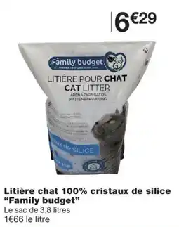 Monoprix Family budget Litière chat offre