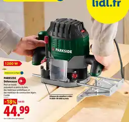Lidl PARKSIDE Défonceuse offre