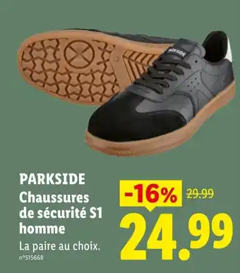 PARKSIDE Chaussures de sécurité S1 homme