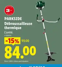 Lidl PARKSIDE Débroussailleuse thermique offre