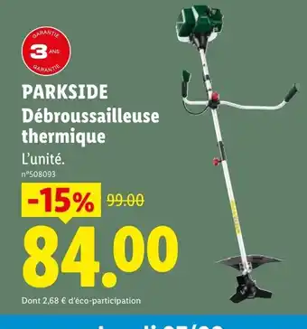 PARKSIDE Débroussailleuse thermique