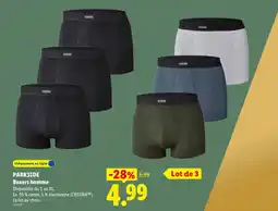Lidl Parkside boxers homme offre