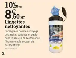 Espace emeraude Sélection Emeraude Lingettes nettoyantes offre