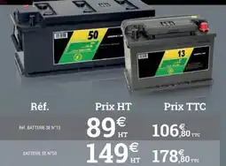 Espace emeraude BATTERIE SE N°13 offre