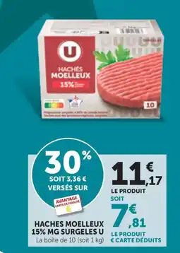 Bi1 U HACHÉS MOELLEUX offre