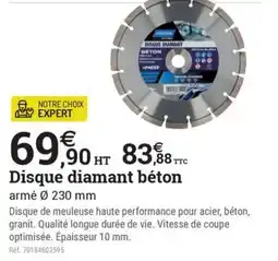 Espace emeraude DISQUE DIAMANT BETON offre