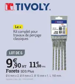 Espace emeraude TIVOLY Forets SDS Plus offre