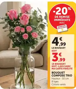 Bi1 Bouquet compose trio offre
