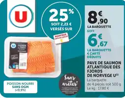 Bi1 U Pave de saumon atlantique des fjords de norvège offre