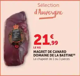 Bi1 Domaine de la Bastine Magret de canard offre