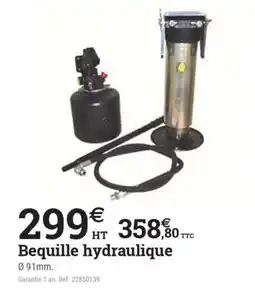 Espace emeraude Bequille hydraulique offre