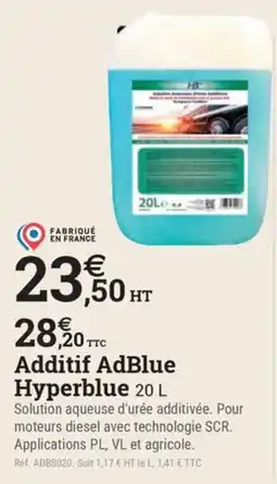 Espace emeraude Hyperblue Additif AdBlue offre