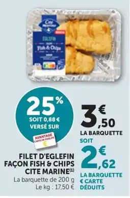 Bi1 CITE MARINE Filet d'eglefin offre