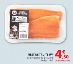 Bi1 U FILETS DE TRUITE offre