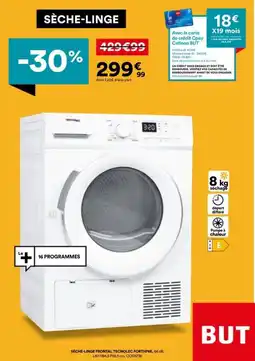 BUT Tecnolec sèche-linge frontal offre