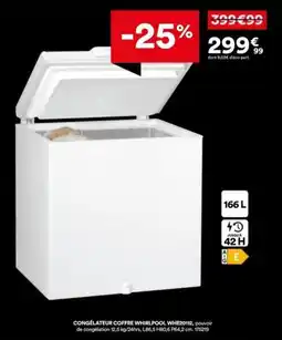 BUT Whirpool Congelateur coffre WHE20112 offre