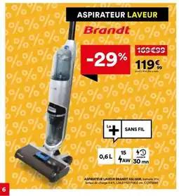 BUT Brandt Aspirateur laveur offre
